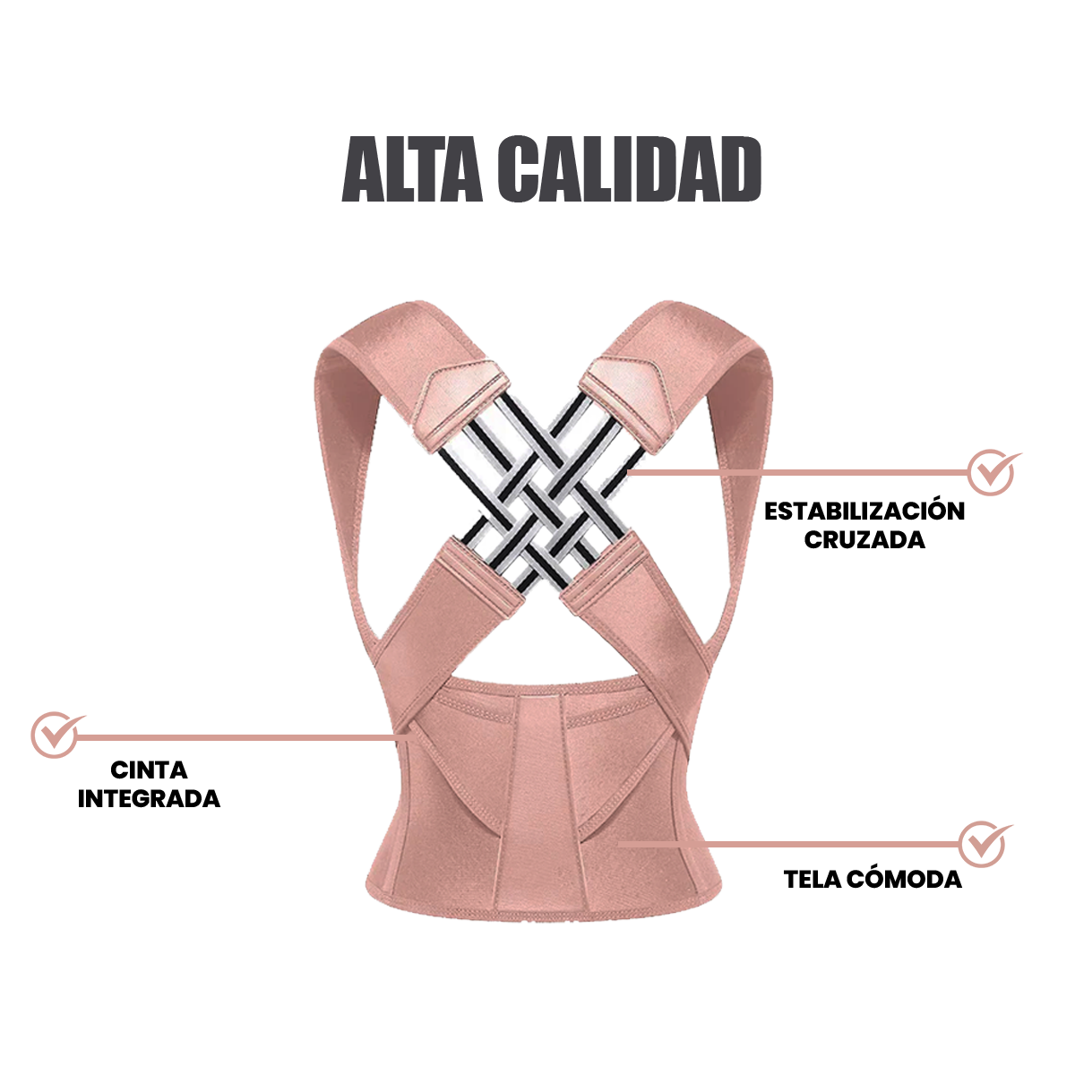 POSTUREPRO® FEM – Corrector de Postura Pack Doble 2x1 | Comodidad y Estilo